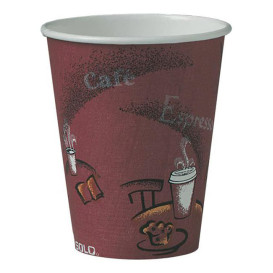 Karton Kaffeebecher "Bistro" 10 Oz/300 ml Ø8,4cm (1000 Stück)