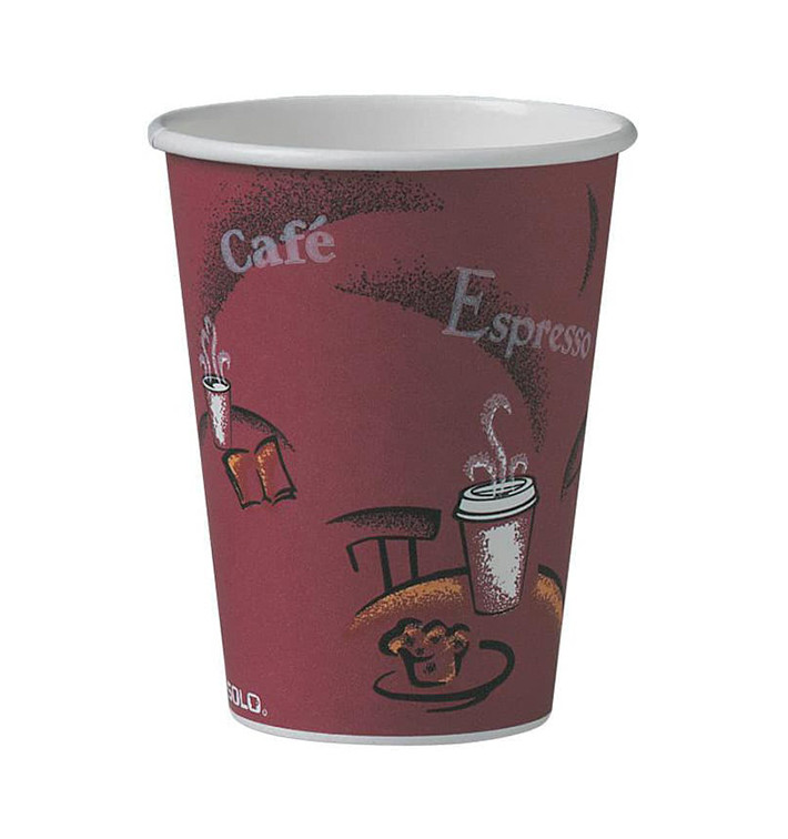 Karton Kaffeebecher "Bistro" 12Oz/360 ml Ø8,9cm (1000 Stück) Karton Kaffeebecher "Bistro" 12Oz/360 ml Ø8,9cm (1000 Stück)