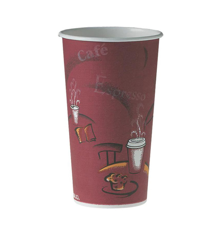 Karton Kaffeebecher "Bistro" 20 Oz/600 ml Ø8,9cm (40 Stück) Karton Kaffeebecher "Bistro" 20 Oz/600 ml Ø8,9cm (40 Stück)