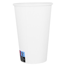 Kaffeebecher weiß ECO 16Oz/480ml Ø9cm (50 Stück)