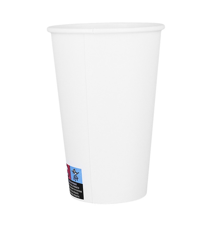 Kaffeebecher weiß ECO 16Oz/480ml Ø9cm (50 Stück) Kaffeebecher weiß ECO 16Oz/480ml Ø9cm (50 Stück)