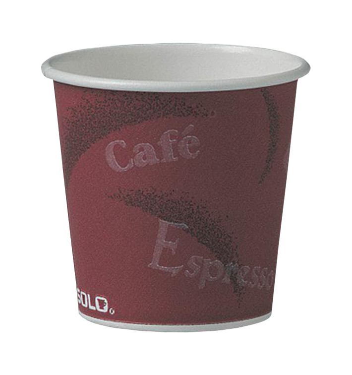 Karton Kaffeebecher "Bistro" 4 Oz/120 ml Ø6,2cm (50 Stück) Karton Kaffeebecher "Bistro" 4 Oz/120 ml Ø6,2cm (50 Stück)
