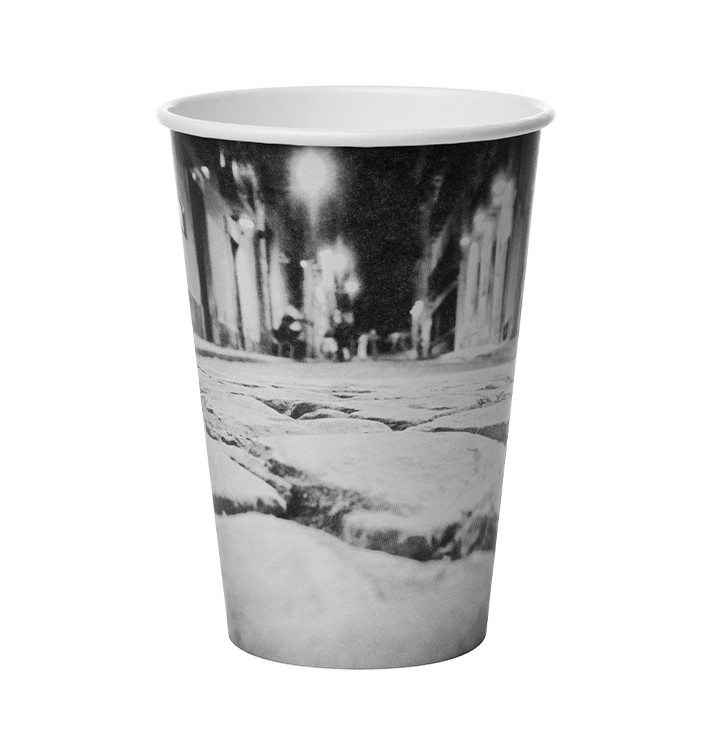 Karton Kaffeebecher "Parisian" 16 Oz/500ml Ø8,9cm (50 Stück) Karton Kaffeebecher "Parisian" 16 Oz/500ml Ø8,9cm (50 Stück)