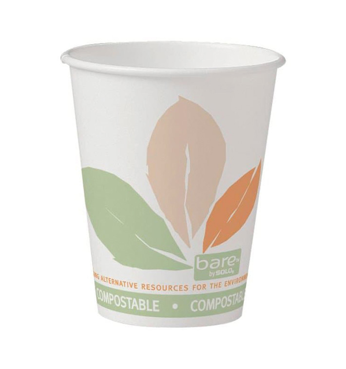 Öko Kaffeebecher PLA Bare 12 Oz/360ml Ø8,9cm (1000 Stück) Öko Kaffeebecher PLA Bare 12 Oz/360ml Ø8,9cm (1000 Stück)