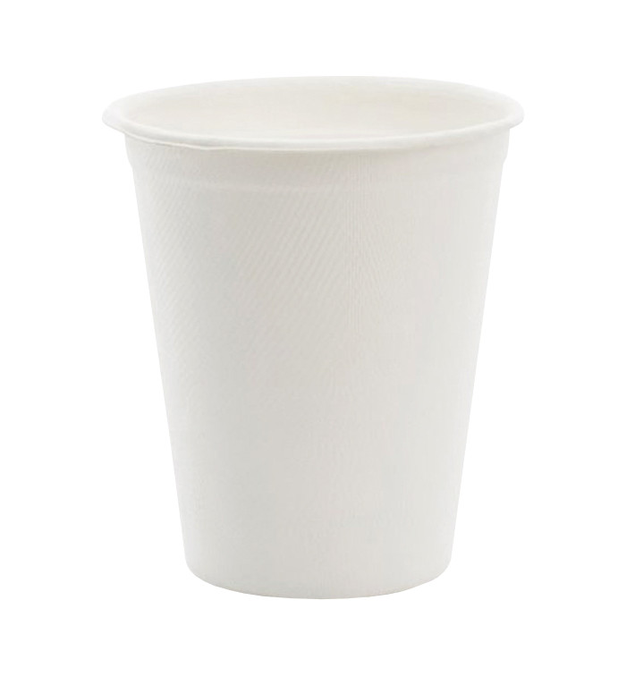 Zuckerrohr Weiß Becher 260ml (10 Stück) Zuckerrohr Weiß Becher 260ml (10 Stück)