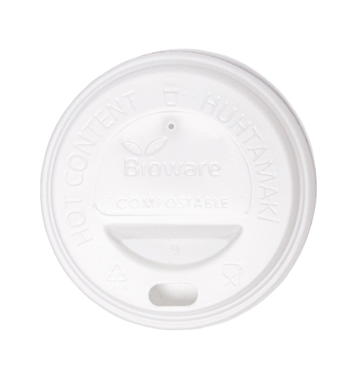 Deckel aus PLA für Pappbecher 6Oz/8Oz weiß Ø7,0cm (100 Stück) Deckel aus PLA für Pappbecher 6Oz/8Oz weiß Ø7,0cm (100 Stück)