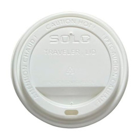 Deckel für Becher mit Trinkloch weiß 6 und 8Oz Ø8,0cm (100 Stück)