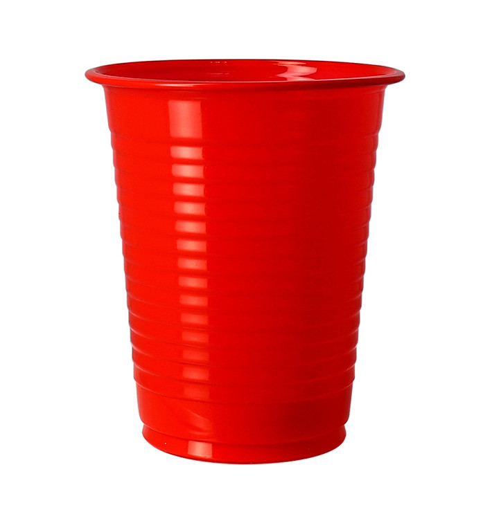 Maisstärke Becher aus PLA Rot 200ml (50 Stück) Maisstärke Becher aus PLA Rot 200ml (50 Stück)