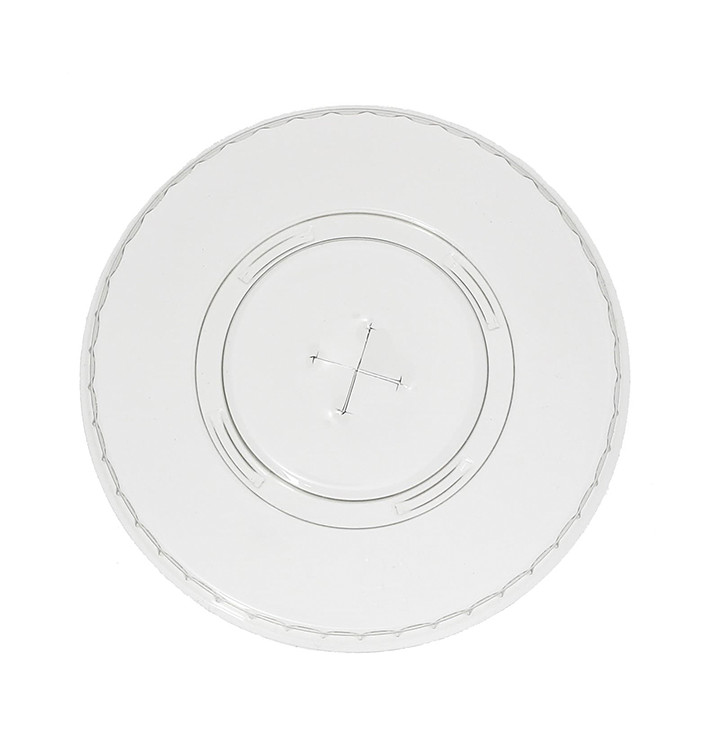 Deckel Flach Transp. PET mit Kreuz Ø78mm (50 Stück) Deckel Flach Transp. PET mit Kreuz Ø78mm (50 Stück)