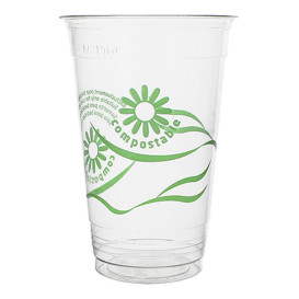 Becher aus PLA "Green Spirit" Transparent 330ml (50 Stück)