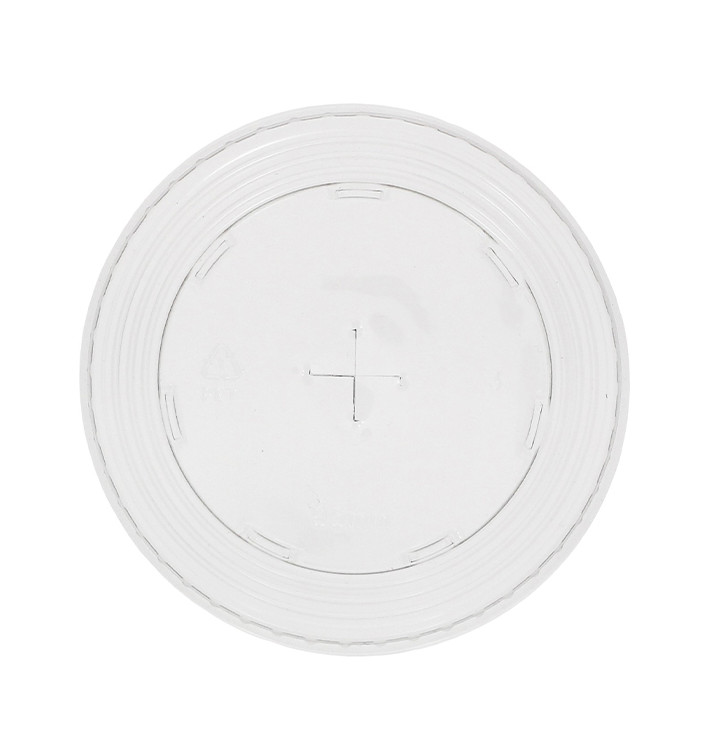Deckel PET mit Kreuzschlitz Flach Becher PET und PLA Ø9,5cm (50 Stück) Deckel PET mit Kreuzschlitz Flach Becher PET und PLA Ø9,5cm (50 Stück)