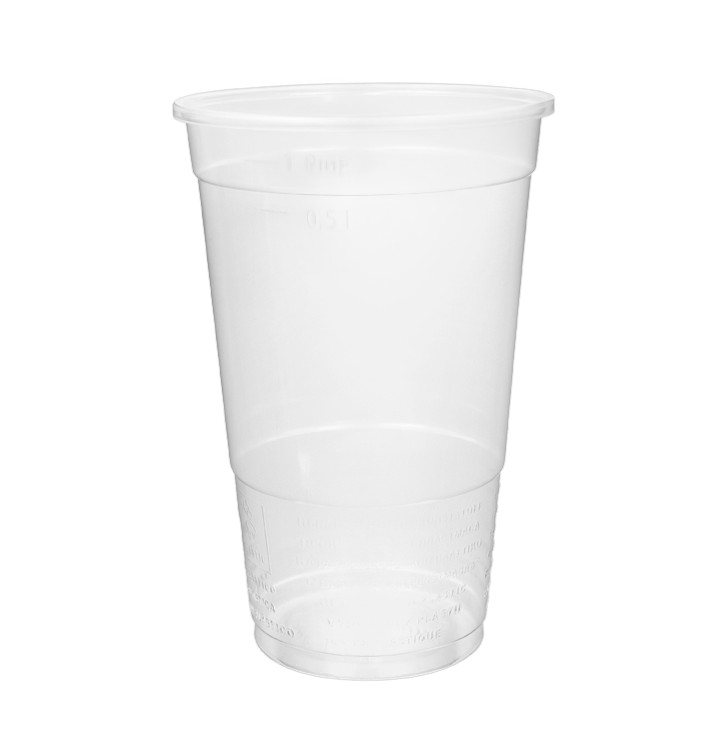 Plastikbecher PP Transparent 400ml Ø9,4cm (800 Stück)