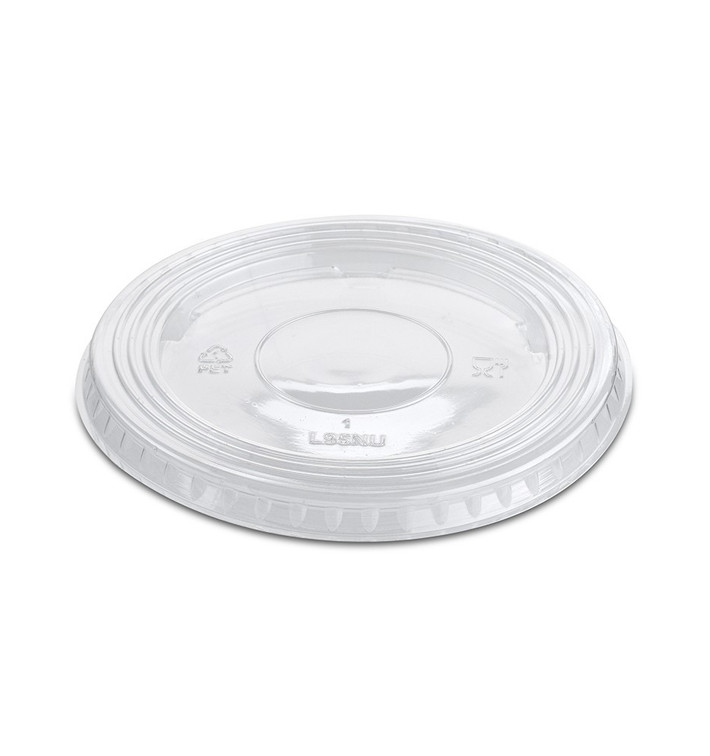 Deckel PET Ohne Loch Flach Transp. Ø9,4cm (100 Stück) Deckel PET Ohne Loch Flach Transp. Ø9,4cm (100 Stück)