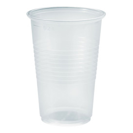 Plastikbecher PP Transparent 230ml Ø7,0cm (100 Stück)