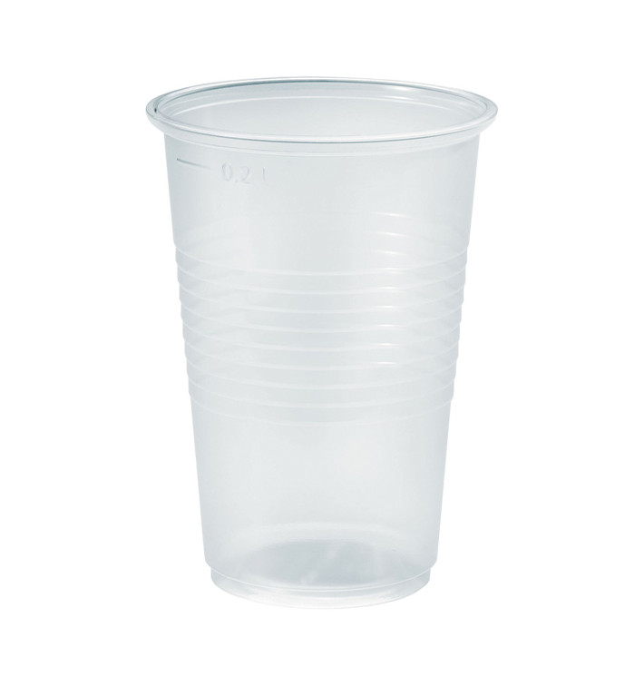 Plastikbecher PP Transparent 230ml Ø7,0cm (100 Stück) Plastikbecher PP Transparent 230ml Ø7,0cm (100 Stück)
