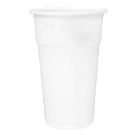 Plastikbecher PP Transparent 300ml Ø7,7cm (50 Stück)