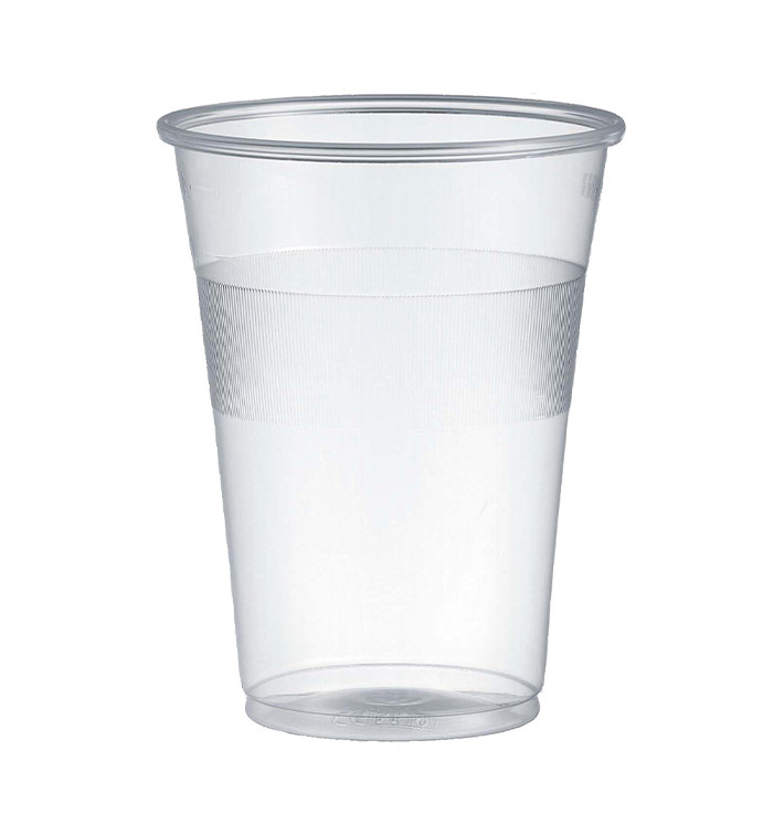 Plastikbecher PP Transparent 300ml Ø7,7cm (50 Stück)