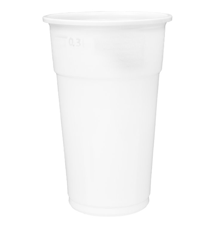 Plastikbecher PP Transparent 300ml Ø7,7cm (1250 Stück)