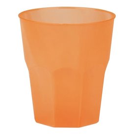 Becher aus Hartplastik "Frost" Orange PP 270ml (20 Stück)