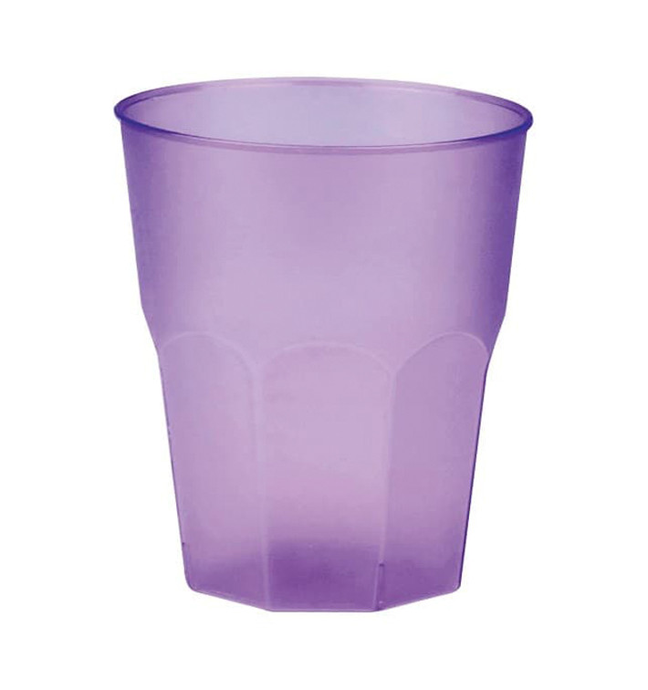 Becher aus Hartplastik "Frost" Flieder PP 270ml (20 Stück) Becher aus Hartplastik "Frost" Flieder PP 270ml (20 Stück)