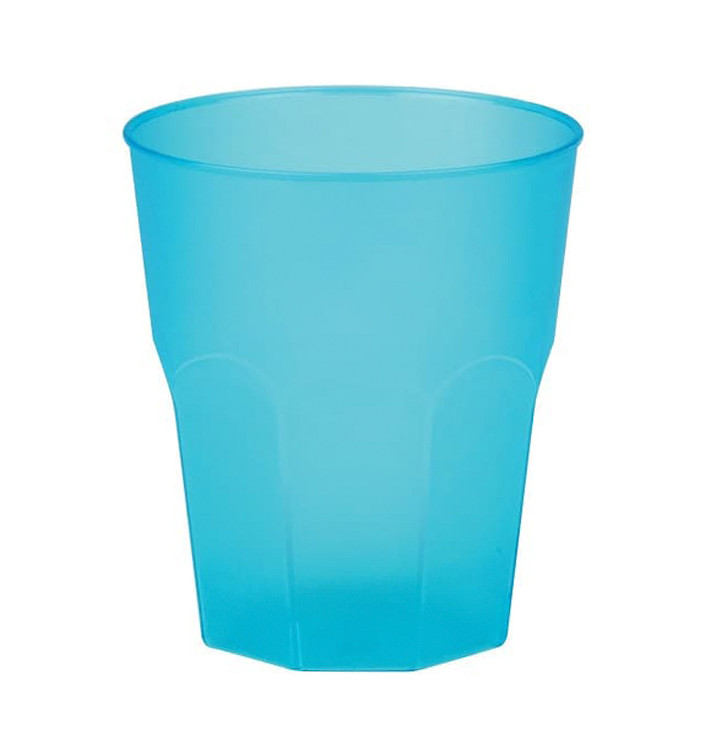 Becher aus Hartplastik "Frost" Türkis PP 270ml (20 Stück) Becher aus Hartplastik "Frost" Türkis PP 270ml (20 Stück)