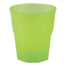 Becher aus Hartplastik "Frost" Grasgrün PP 270ml (20 Stück)