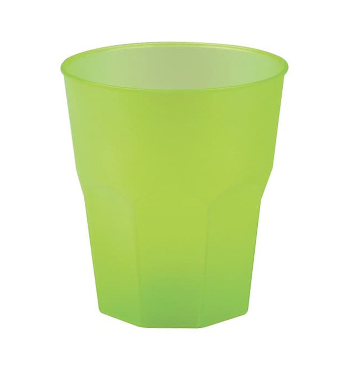 Becher aus Hartplastik "Frost" Grasgrün PP 270ml (20 Stück)