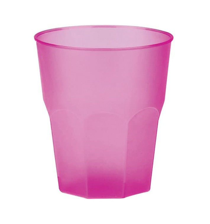 Becher aus Hartplastik "Frost" Fuchsia PP 270ml (20 Stück)