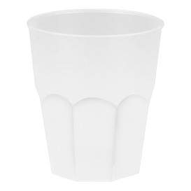 Becher aus Hartplastik Weiß PP 270ml (20 Stück)