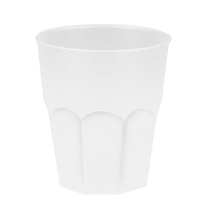Becher aus Hartplastik Weiß PP 270ml (20 Stück) Becher aus Hartplastik Weiß PP 270ml (20 Stück)