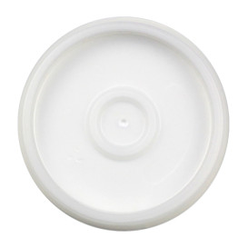 Flacher Deckel Transluzent für Styroporbecher 4Oz/120ml Ø6,9cm (100 Stück)