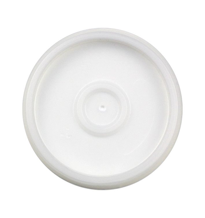 Flacher Deckel Transluzent für Styroporbecher 4Oz/120ml Ø6,9cm (100 Stück) Flacher Deckel Transluzent für Styroporbecher 4Oz/120ml Ø6,9cm (100 Stück)