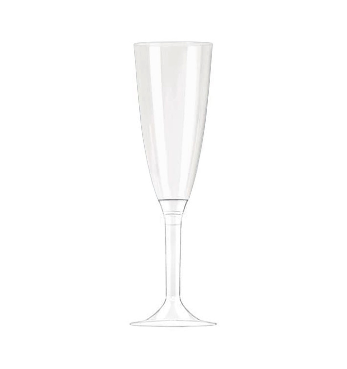 Sektflöte Transparent Spritzguss 100ml (10 Stück) Sektflöte Transparent Spritzguss 100ml (10 Stück)