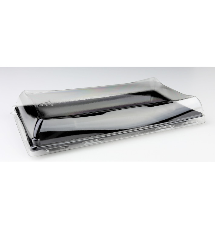Plastikplatte schwarz mit Deckel 12x16cm (300 Stück) Plastikplatte schwarz mit Deckel 12x16cm (300 Stück)