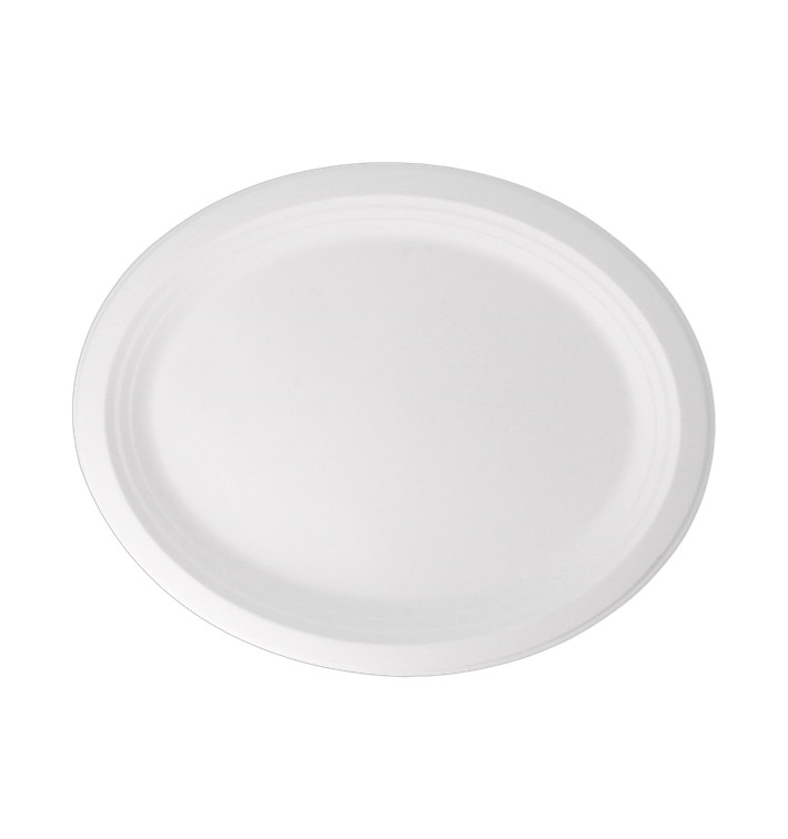 Tray Zuckerrohr-Fasern Weiß 320x255x21mm (500 Stück) Tray Zuckerrohr-Fasern Weiß 320x255x21mm (500 Stück)