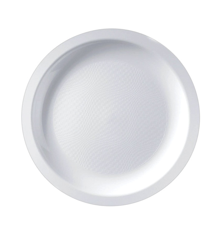 Plastikteller Flach Weiß Round PP Ø185mm (600 Stück) Plastikteller Flach Weiß Round PP Ø185mm (600 Stück)