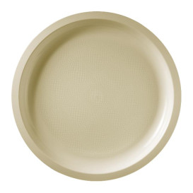 Plastikteller Rund Creme Round PP Ø290mm (25 Stück)