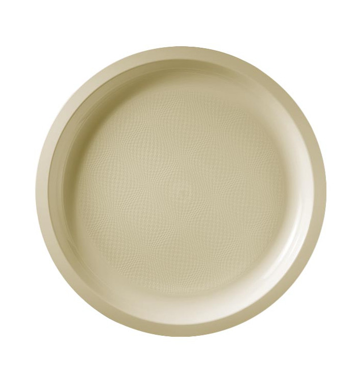 Plastikteller Rund Creme Round PP Ø290mm (25 Stück)