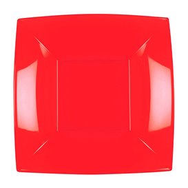 Plastikteller Tiefe Rot Nice PP 180mm (300 Stück)