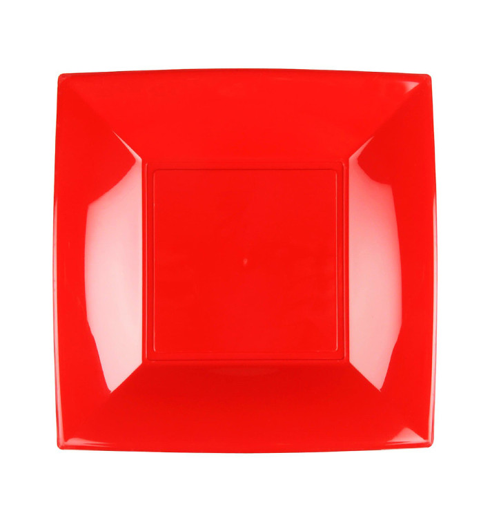 Plastikteller Flach Rot Nice PP 230mm (25 Stück) Plastikteller Flach Rot Nice PP 230mm (25 Stück)