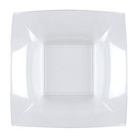 Plastikteller Tiefe Transp. Nice PS 180mm (25 Stück)