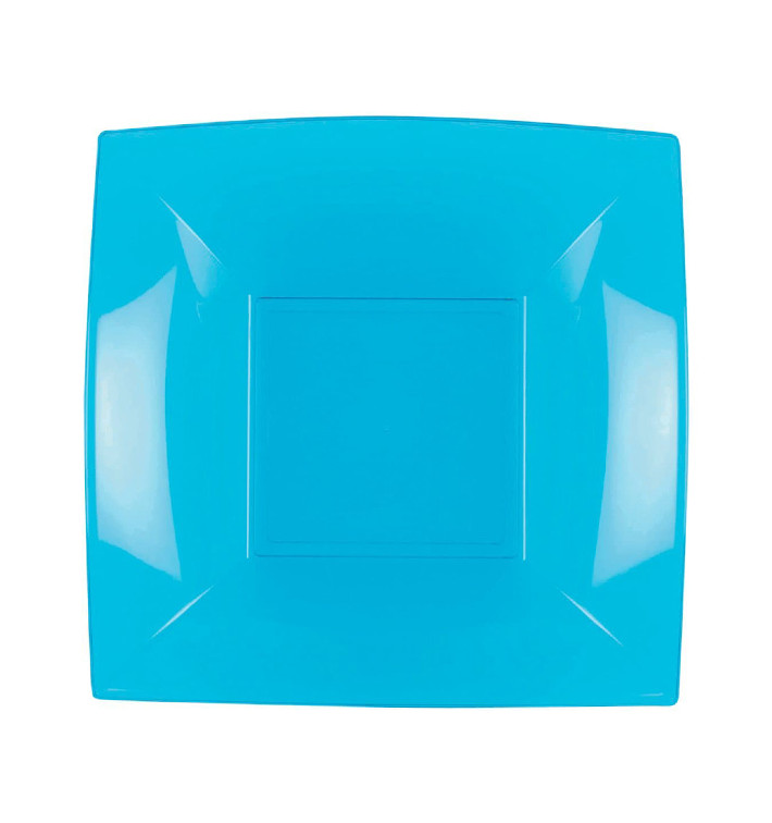 Plastikteller Tiefe Turkis Nice PP 180mm (300 Stück) Plastikteller Tiefe Turkis Nice PP 180mm (300 Stück)