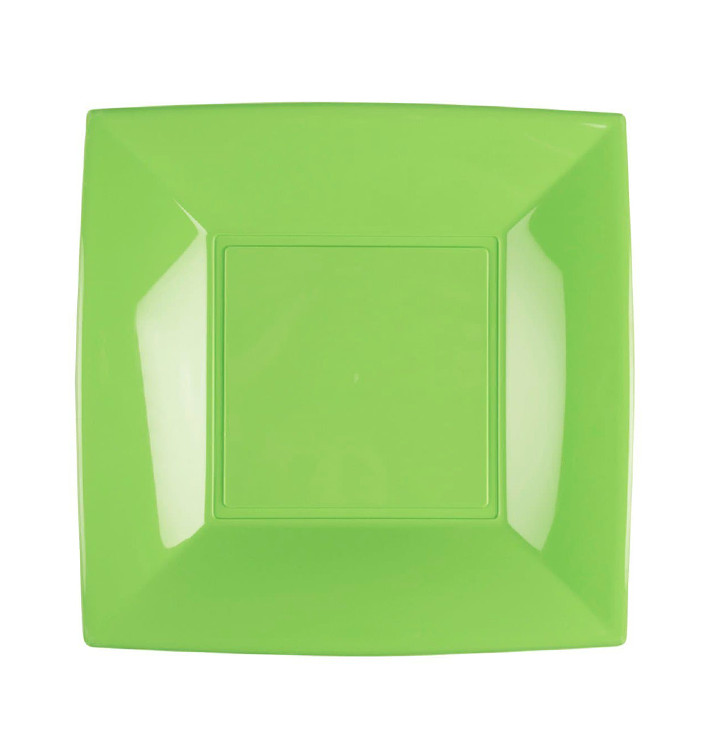 Plastikteller Flach Grasgrün Nice PP 180mm (300 Stück) Plastikteller Flach Grasgrün Nice PP 180mm (300 Stück)