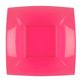 Plastikteller Tiefe Fuchsia Nice PP 180mm (25 Stück)