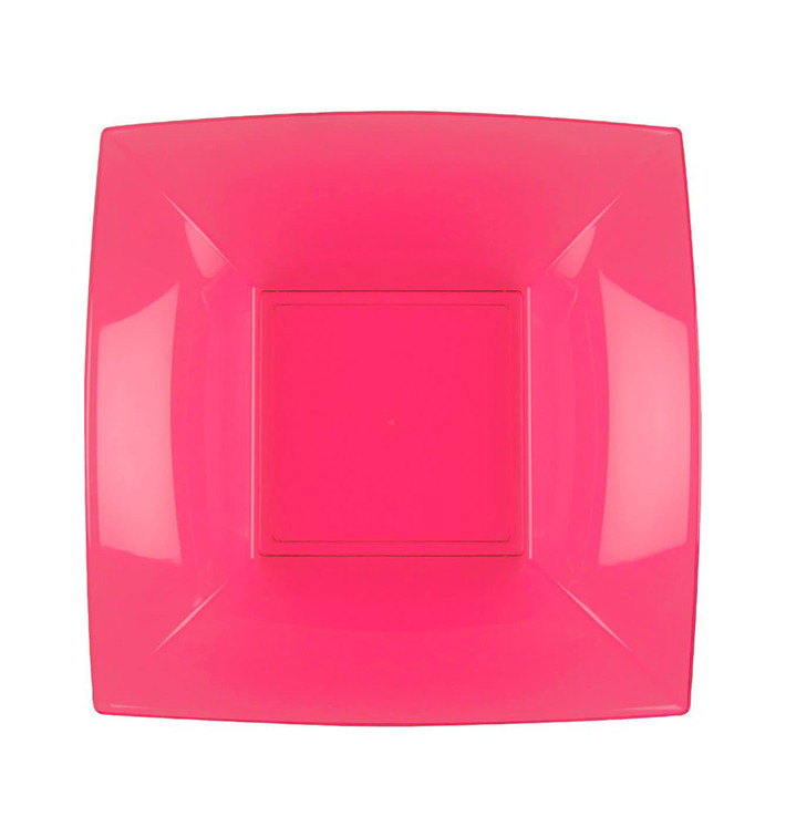 Plastikteller Tiefe Fuchsia Nice PP 180mm (25 Stück)