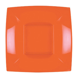 Plastikteller Tiefe Orange Nice PP 180mm (25 Stück)