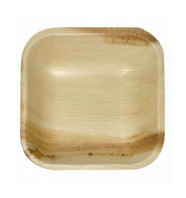 Palmblatt Teller "Mini" 10x10x2,5cm (25 Stück) Palmblatt Teller "Mini" 10x10x2,5cm (25 Stück)