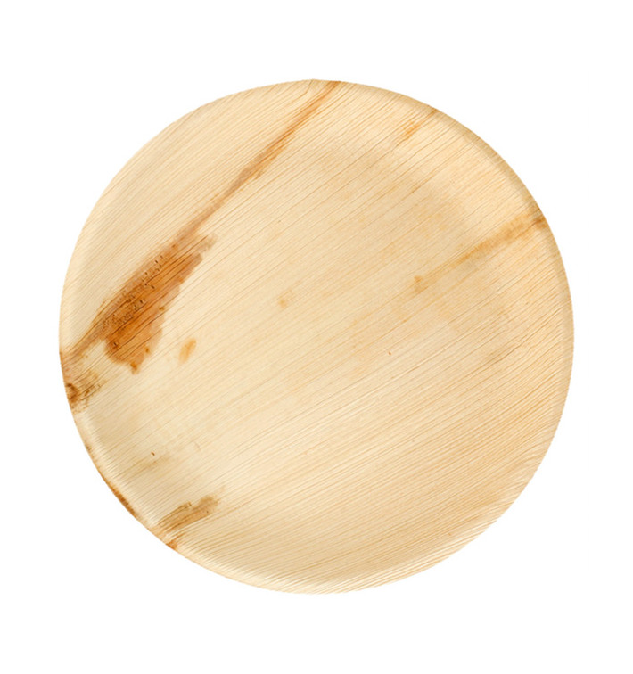 Palmblatt Teller Rund 23,0 cm (25 Stück) Palmblatt Teller Rund 23,0 cm (25 Stück)