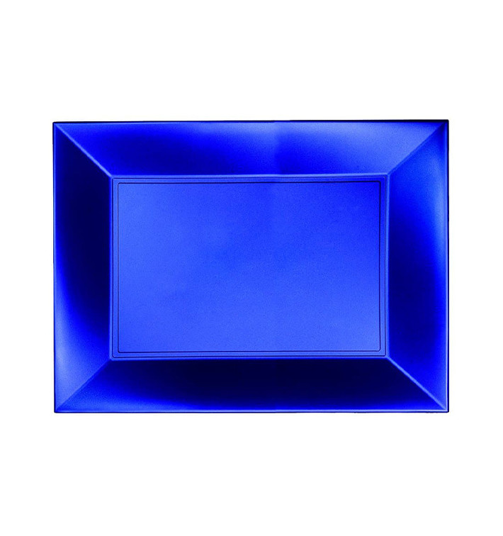 Plastiktablett Blau Nice Pearl PP 280x190mm (12 Stück) Plastiktablett Blau Nice Pearl PP 280x190mm (12 Stück)