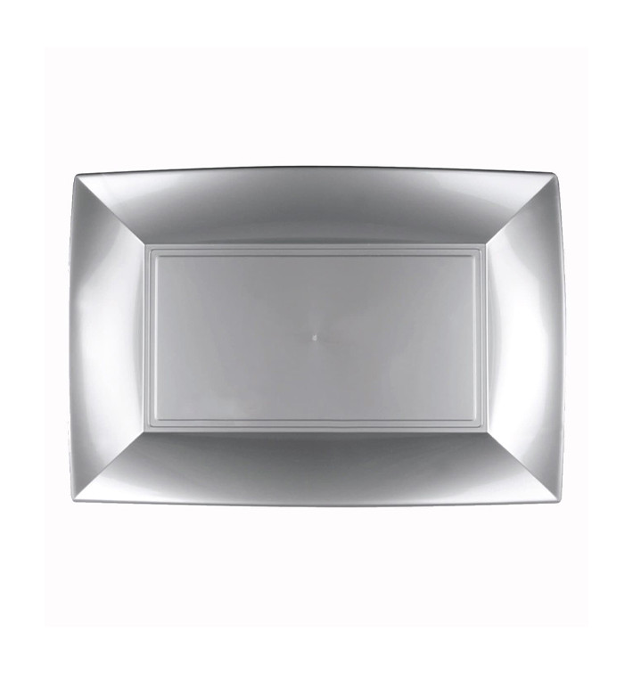 Plastiktablett Grau Nice PP 280x190mm (12 Stück) Plastiktablett Grau Nice PP 280x190mm (12 Stück)